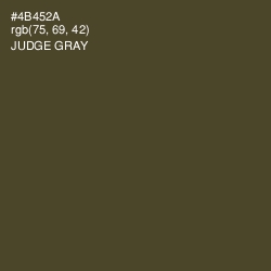 #4B452A - Judge Gray Color Image